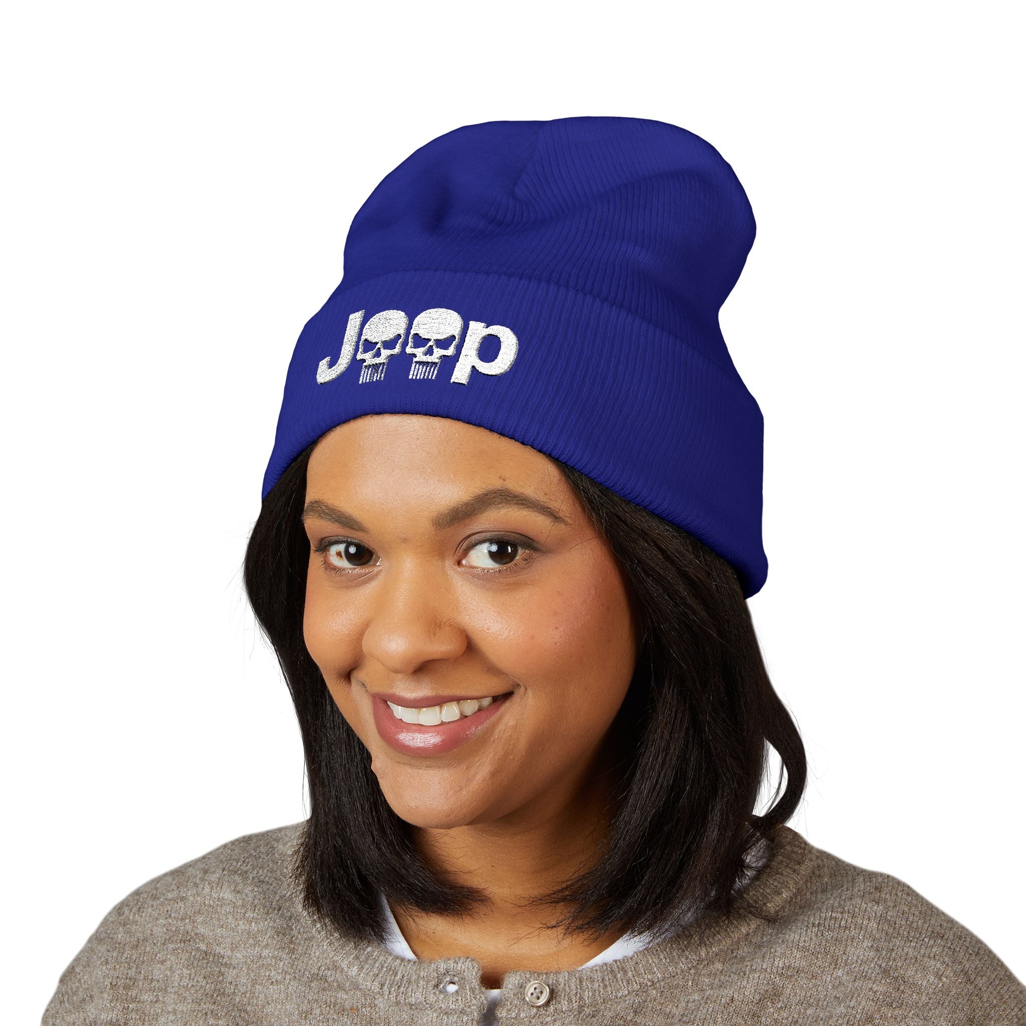 Skull Cuffed Beanie