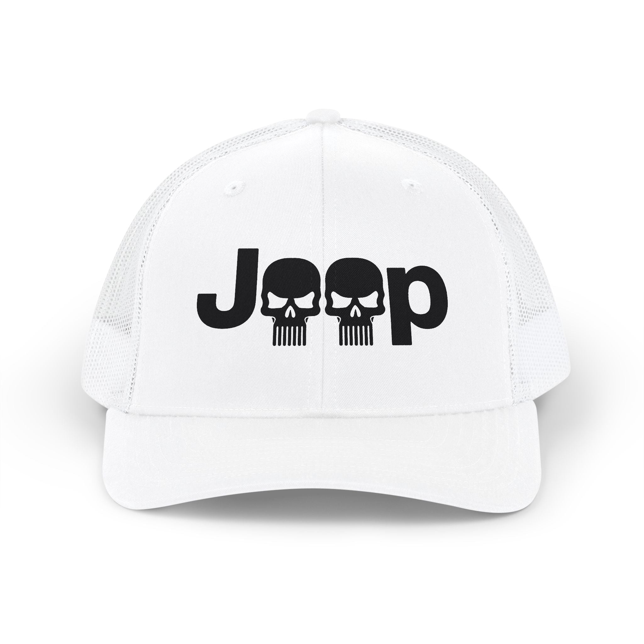 Skull Snapback Trucker Cap