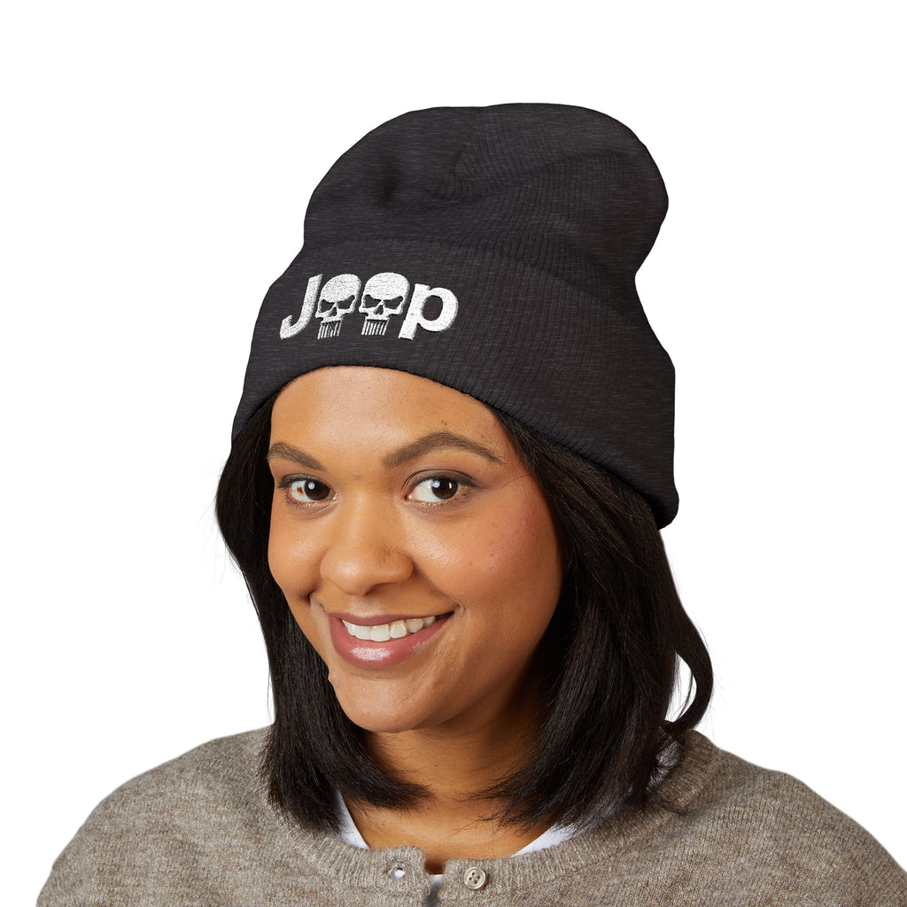 Skull Cuffed Beanie