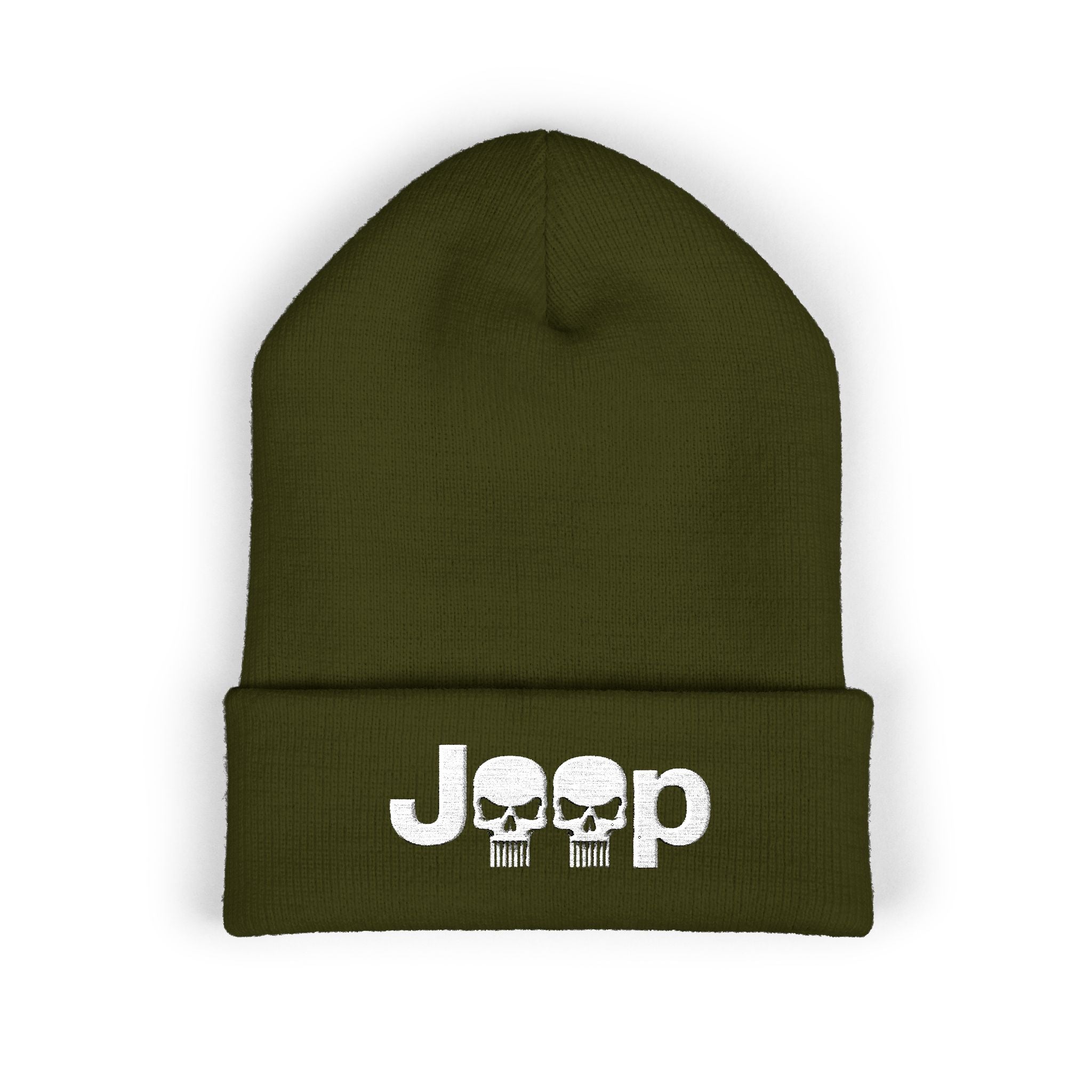 Skull Cuffed Beanie