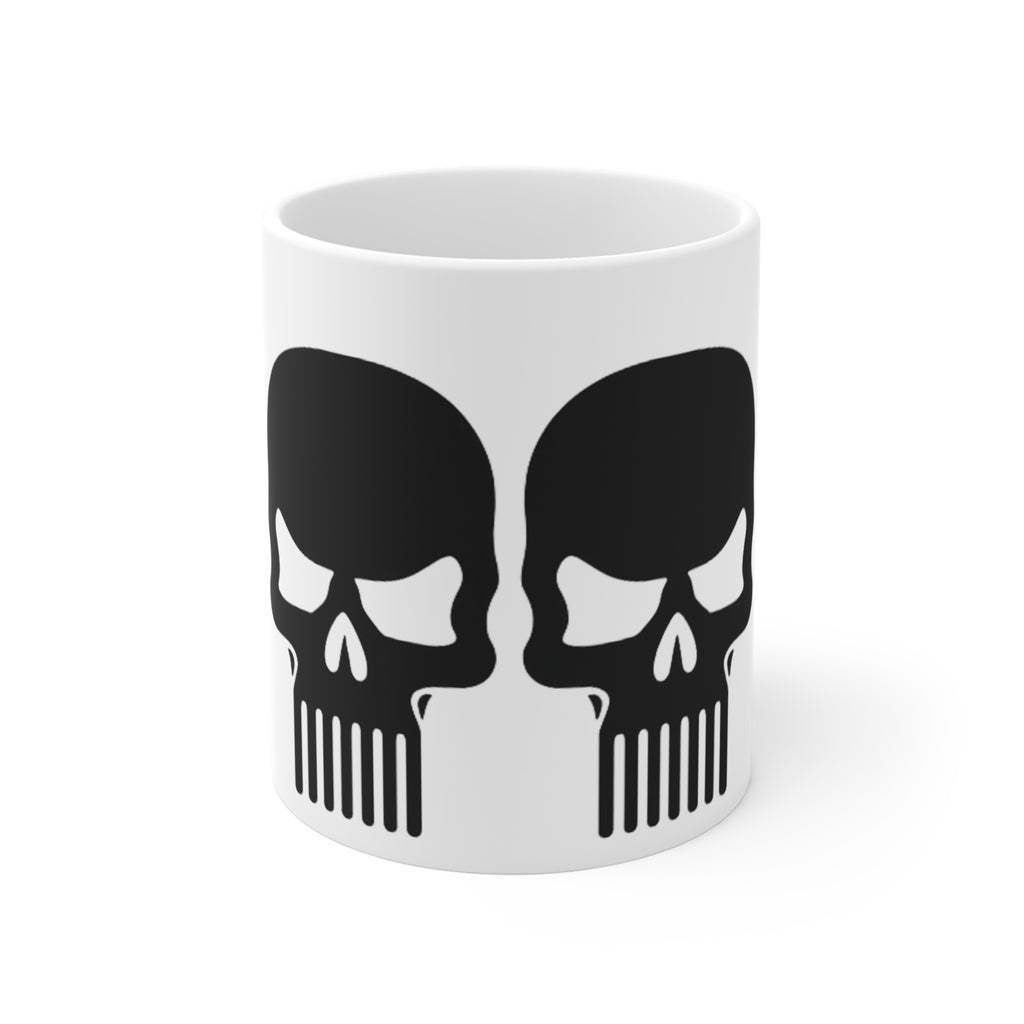 Skull Teeth Illustration Mug