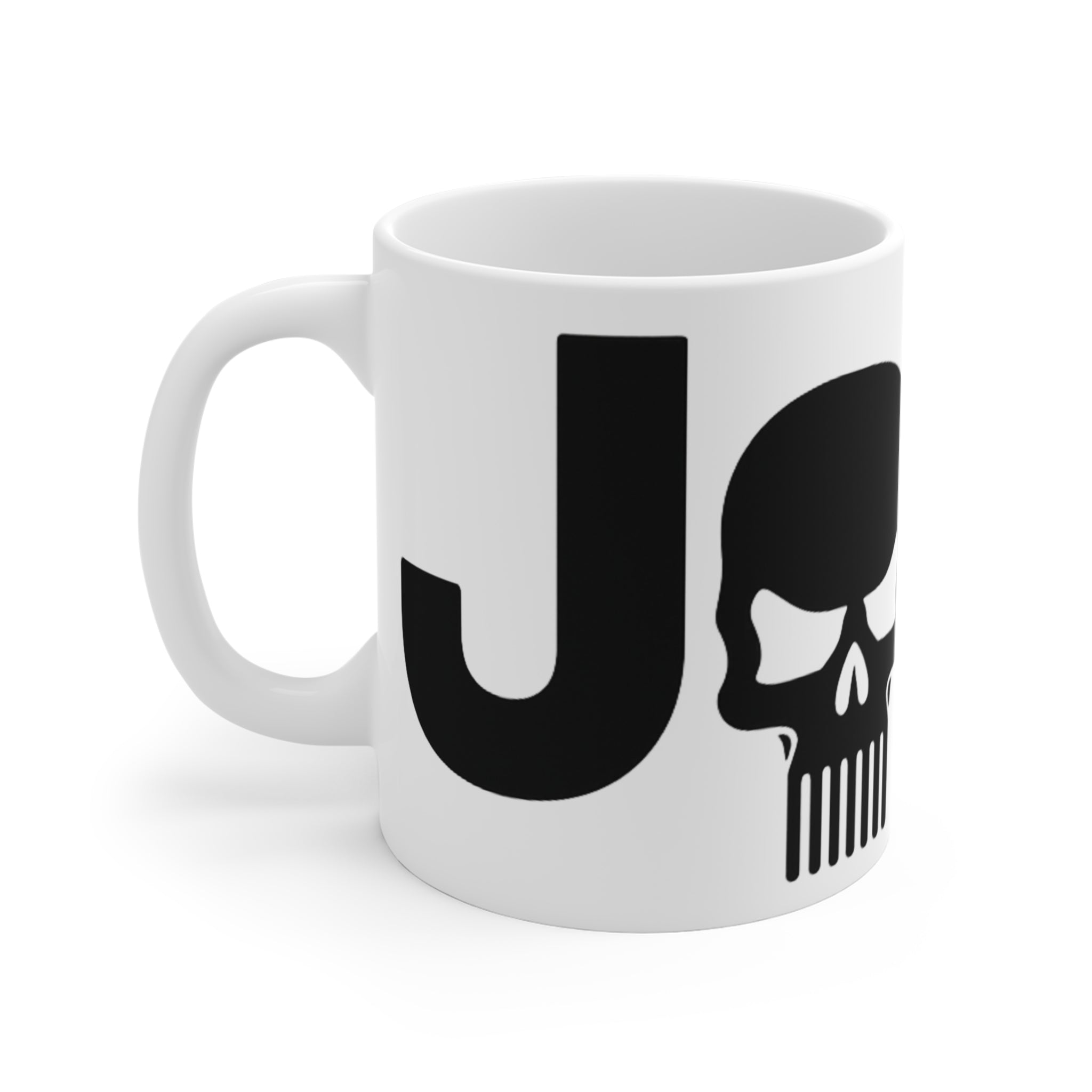 Skull Teeth Illustration Mug