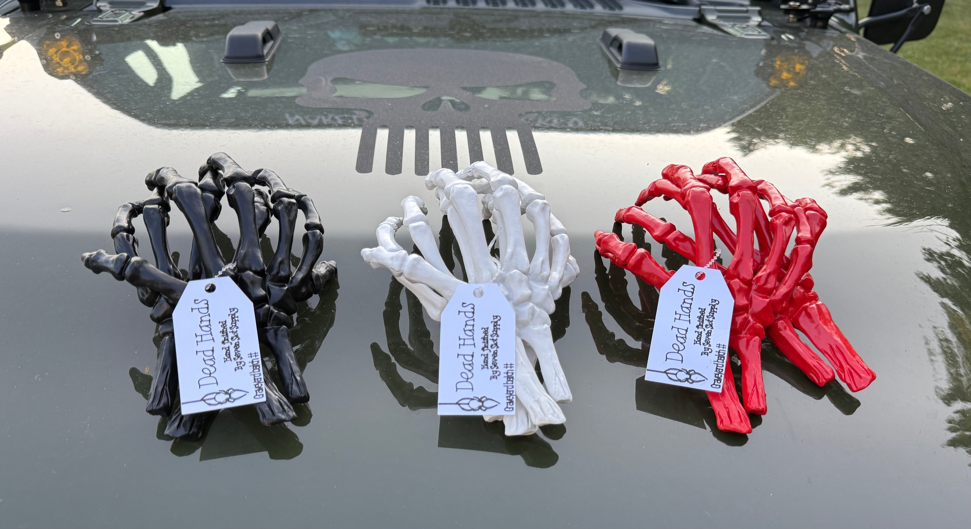 💀 Dead Hands™ Hood Latch Covers (Pair)