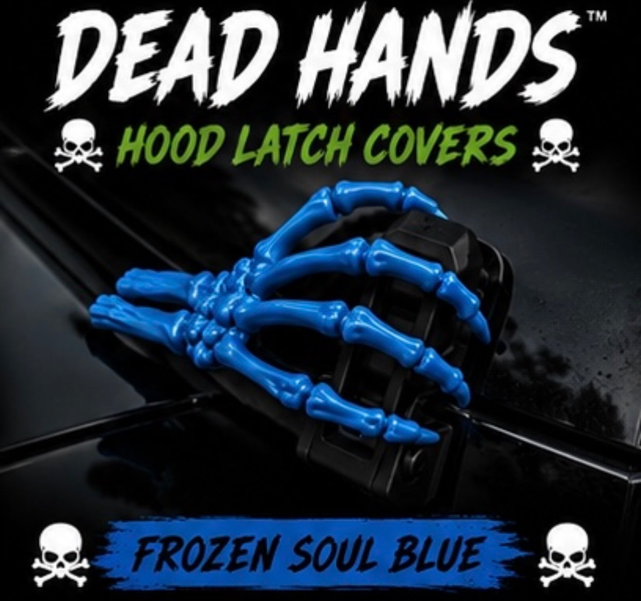 💀 Dead Hands™ Hood Latch Covers (Pair)