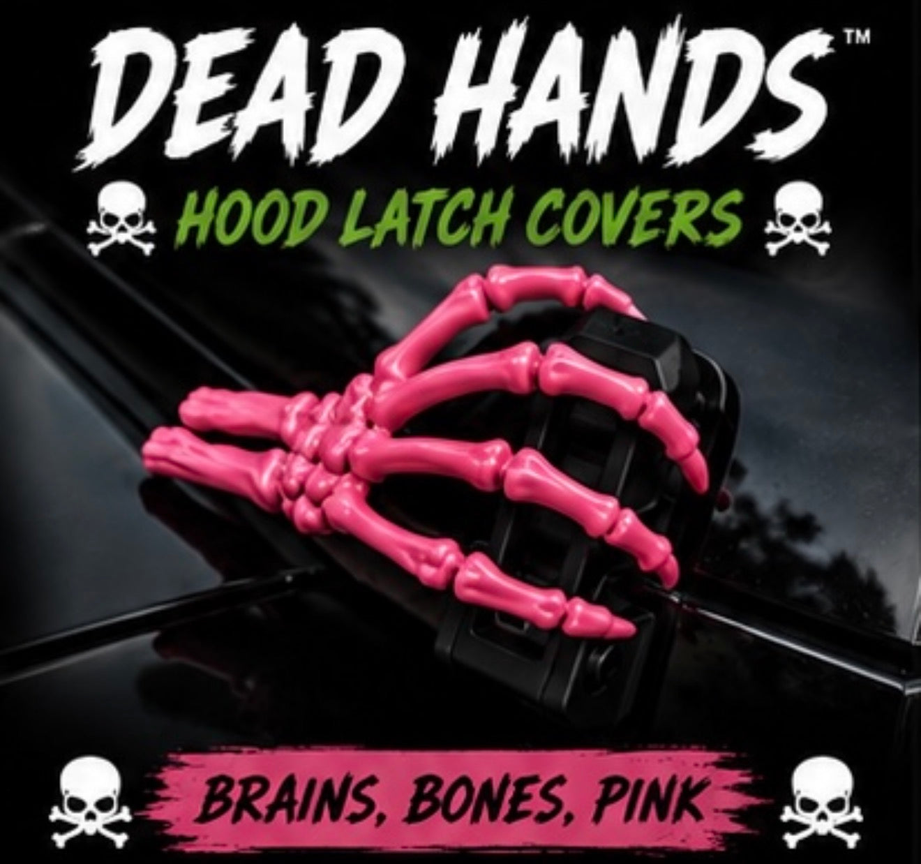 💀 Dead Hands™ Hood Latch Covers (Pair)