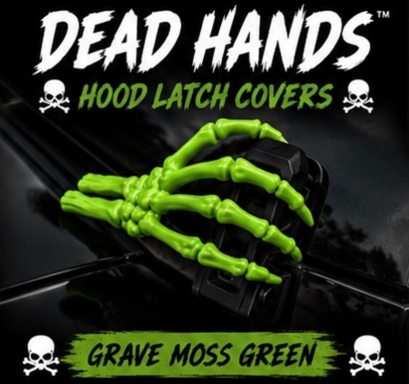 💀 Dead Hands™ Hood Latch Covers (Pair)