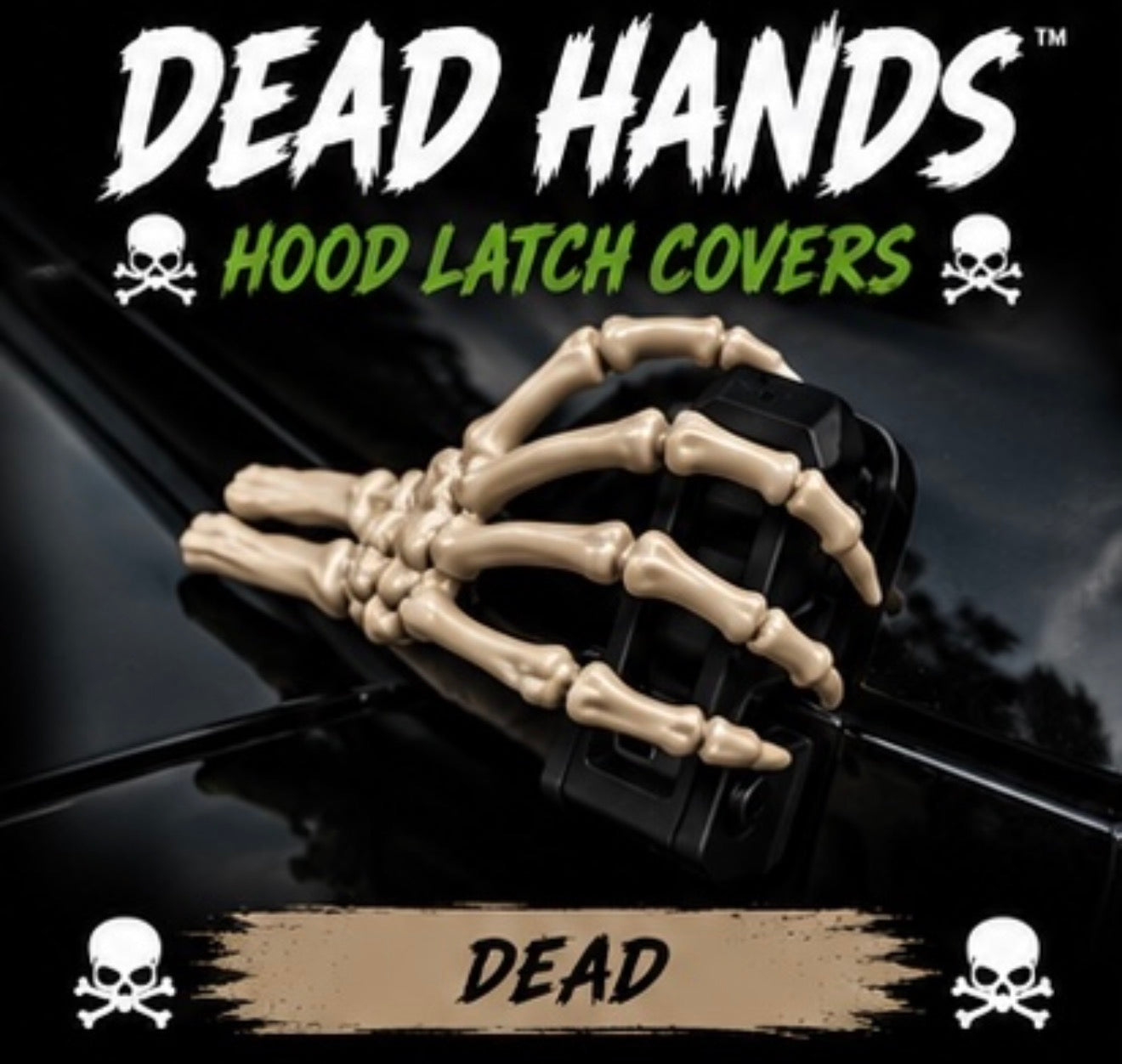 💀 Dead Hands™ Hood Latch Covers (Pair)