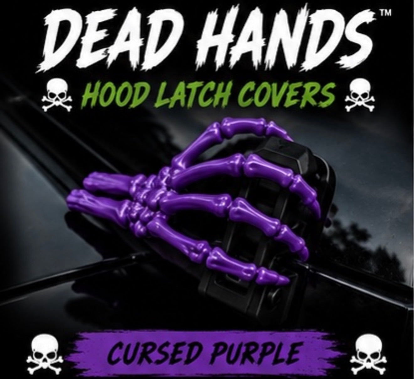 💀 Dead Hands™ Hood Latch Covers (Pair)