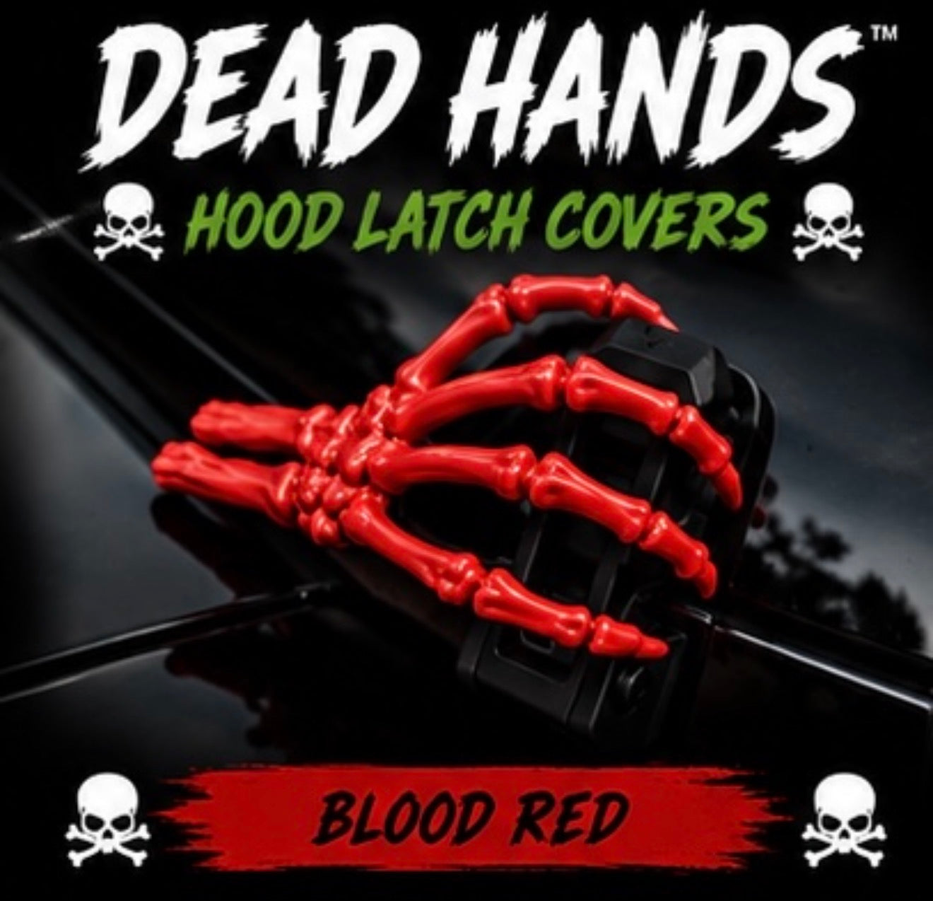 💀 Dead Hands™ Hood Latch Covers (Pair)